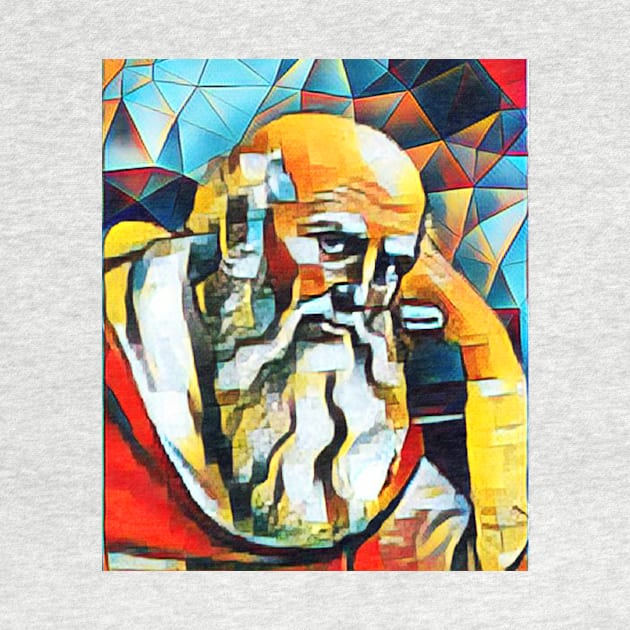 St. Jerome Abstract Portrait | St. Jerome Artwork 2 by JustLit